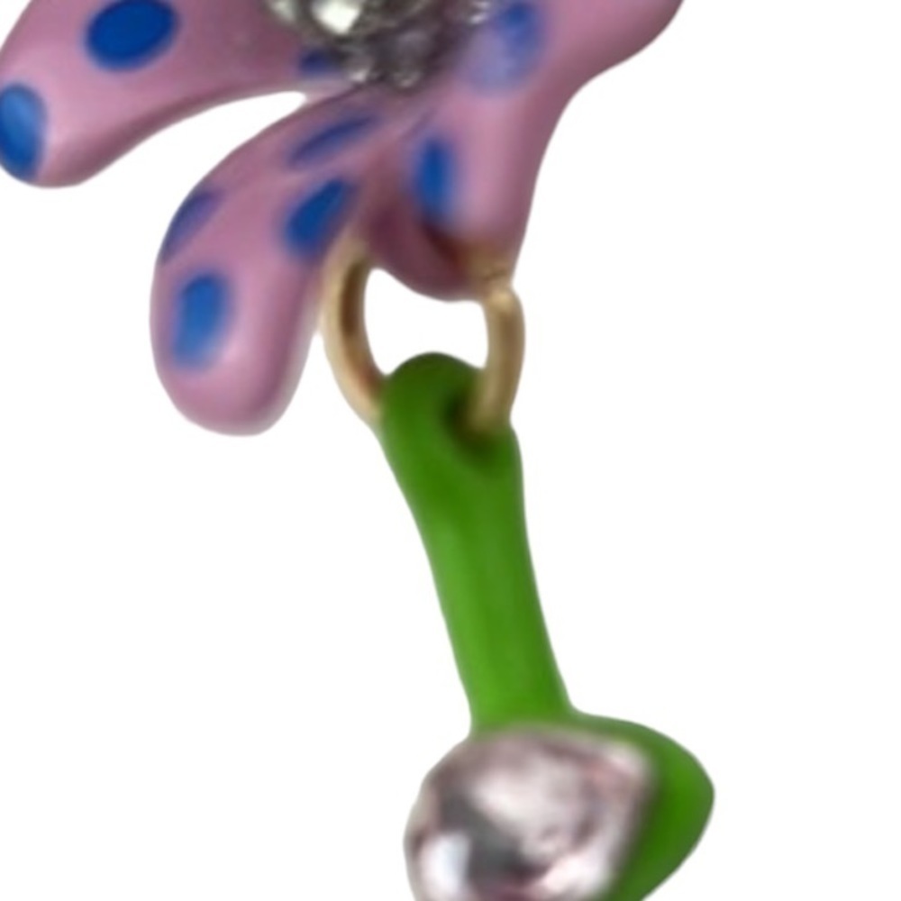 Betsey Johnson - ‘Polka Dot Daisy’ earrings. NWT - Picture 4 of 4